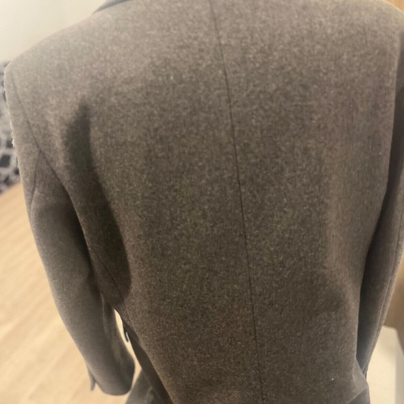 Valentino Roma Single-breasted cashmere wool coat grey - Picture 7 of 7